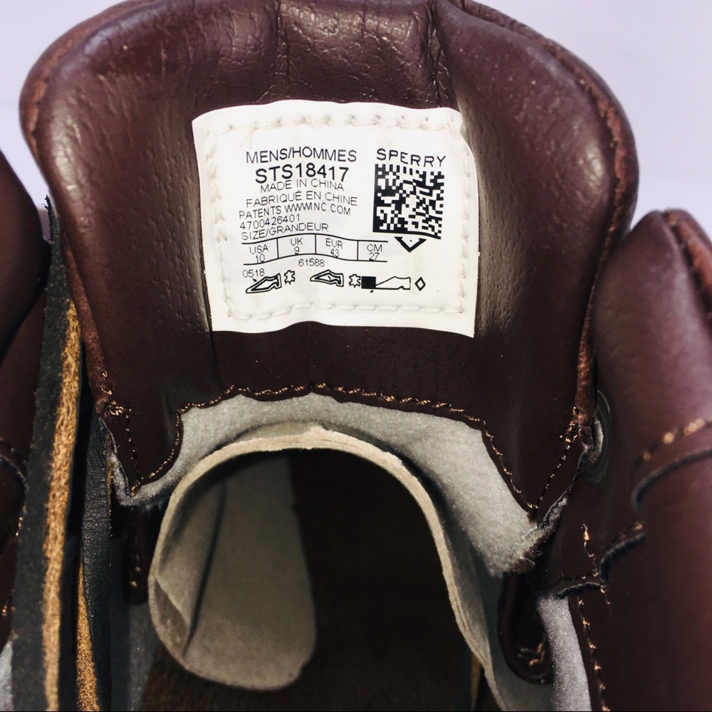 Sperry Men's Watertown LTT Dark Brown Leather Boot - Picture 13 of 16